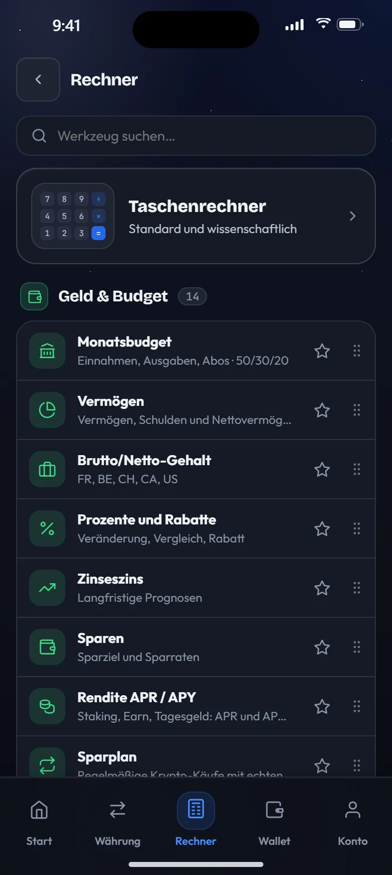 Über 40 Rechner