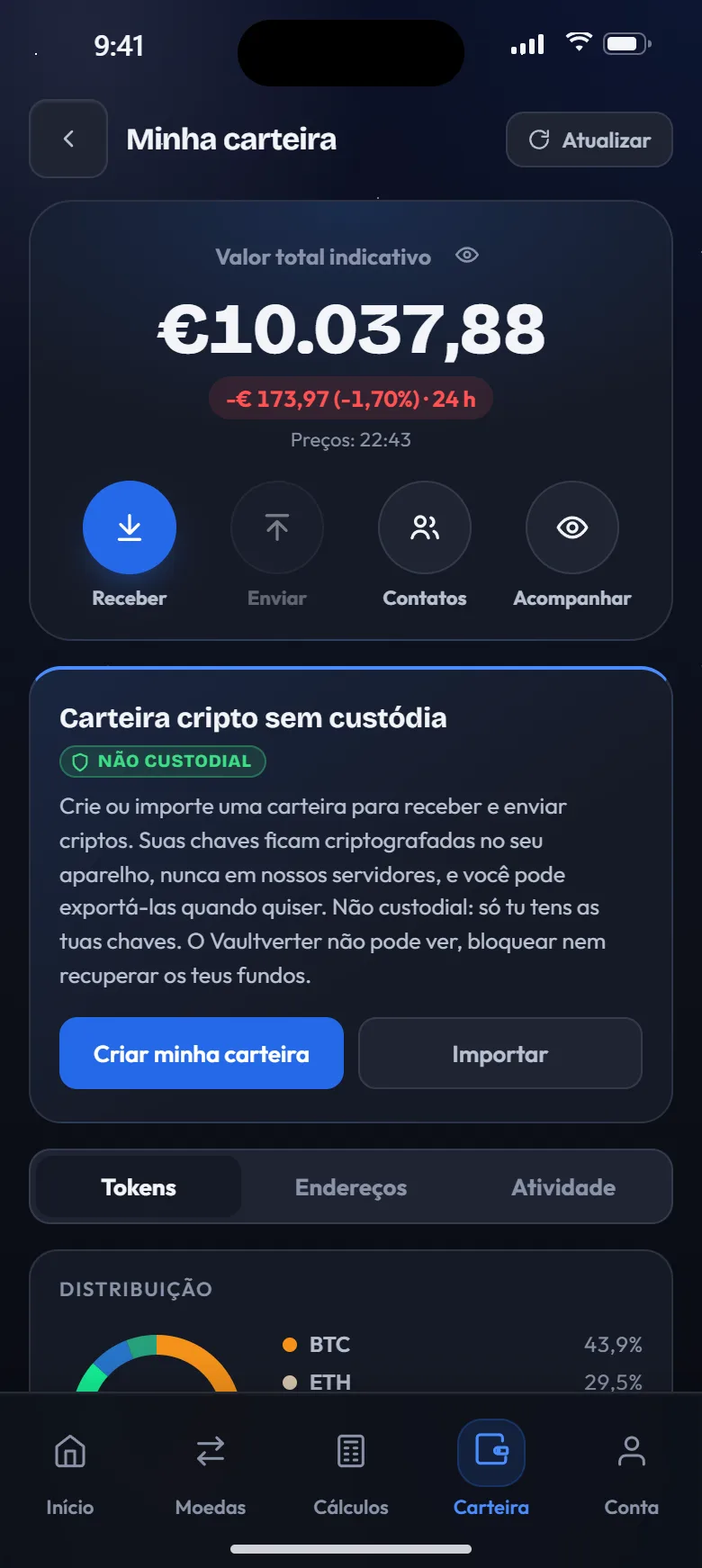 Carteira sem custódia